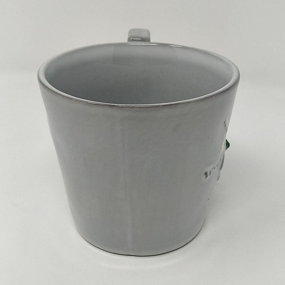 Starbucks 2014 Green Siren Eye Gem Gray Coffee Mug - Picture 4 of 7